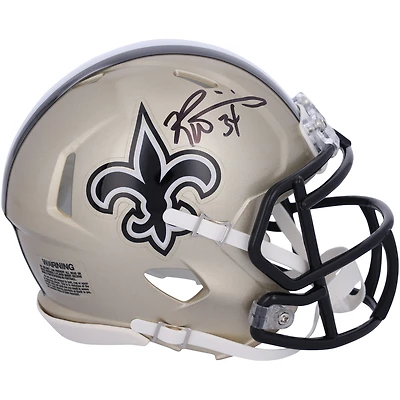 Ricky Williams New Orleans Saints Autographed Riddell Speed Mini Helmet