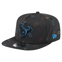 Men's New Era Black Houston Texans Gummy Golfer Snapback Hat