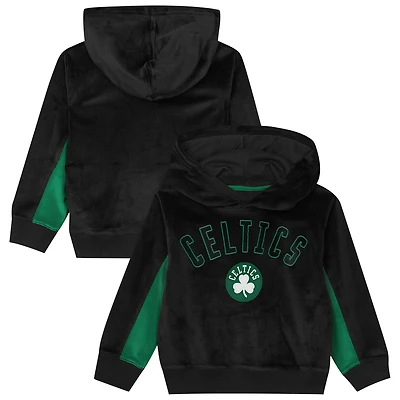 Preschool Outerstuff  Black Boston Celtics Velour Hoodie
