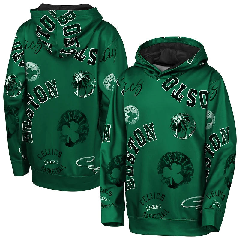 Youth Outerstuff Green Boston Celtics Moving Violation Hoodie