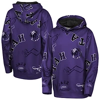 Youth Outerstuff  Purple Utah Jazz Moving Violation Hoodie