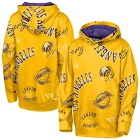 Youth Outerstuff  Gold Los Angeles Lakers Moving Violation Hoodie