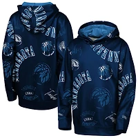 Youth Outerstuff  Navy Minnesota Timberwolves Moving Violation Hoodie
