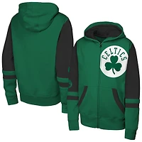 Youth Outerstuff  Kelly Green Boston Celtics Straight to the League Full-Zip Hoodie
