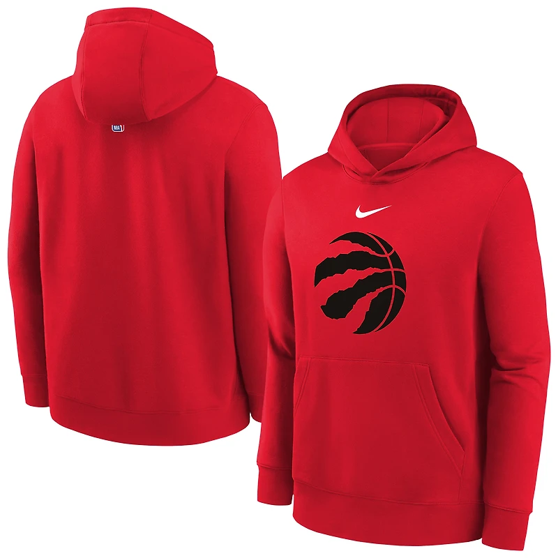 Youth Nike Red Toronto Raptors 2025/26 Club Fleece Hoodie