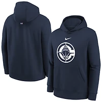 Youth Nike Navy LA Clippers 2025/26 Club Fleece Hoodie