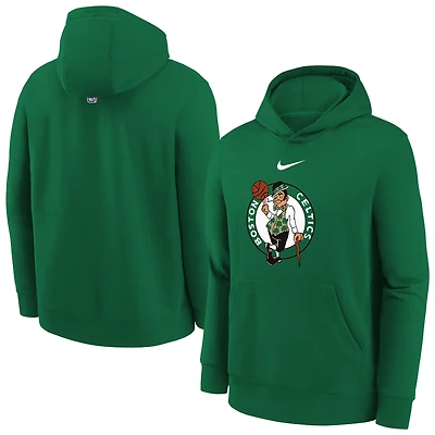 Youth Nike Kelly Green Boston Celtics 2025/26 Club Fleece Hoodie