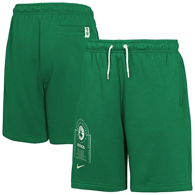 Youth Nike  Kelly Green Boston Celtics Courtside Club Fleece Shorts