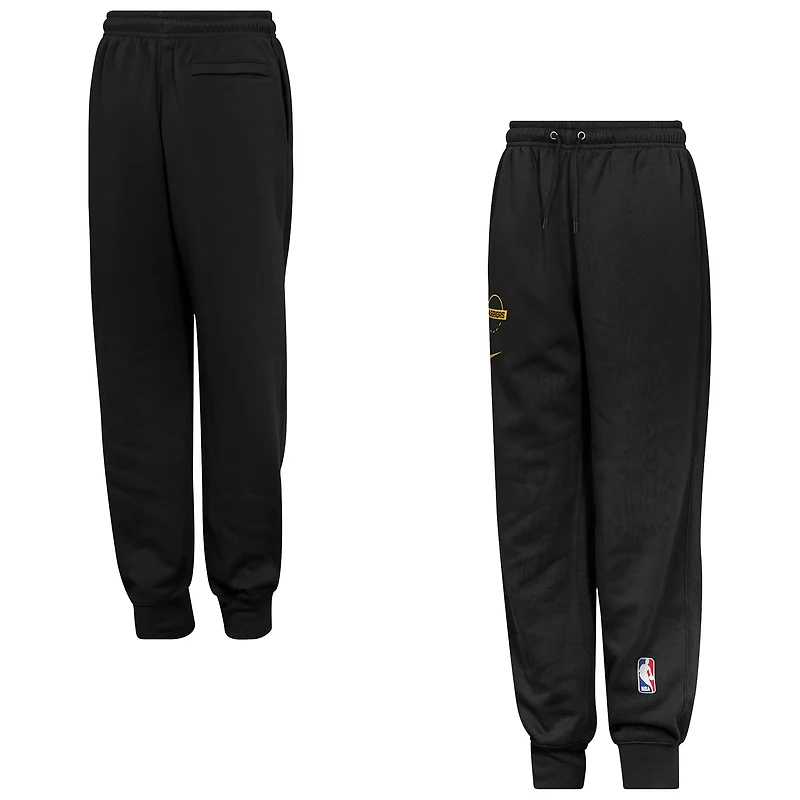 Youth Nike Black Golden State Warriors Club Fleece Practice Jogger Pants
