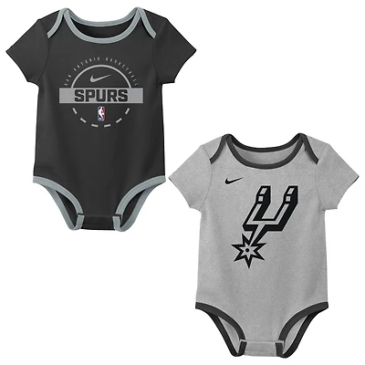 Infant Nike San Antonio Spurs Two-Piece Bodysuit Set