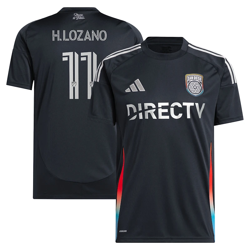 Men's adidas Hirving Lozano Navy San Diego FC 2025 State of Flow Replica Player Jersey