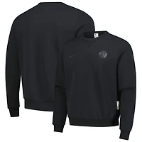 Men's Nike  Black Minnesota Timberwolves Authentic Standard Issue Travel Performance Pullover Sweatshirt