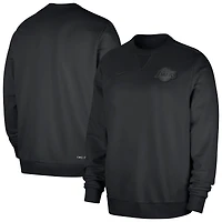 Men's Nike  Black Los Angeles Lakers Authentic Standard Issue Travel Performance Pullover Sweatshirt