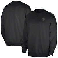 Men's Nike  Black Golden State Warriors Authentic Standard Issue Travel Performance Pullover Sweatshirt