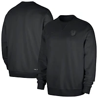 Men's Nike  Black Dallas Mavericks Authentic Standard Issue Travel Performance Pullover Sweatshirt