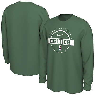 Men's Nike  Kelly Green Boston Celtics Authentic Long Sleeve Practice T-Shirt