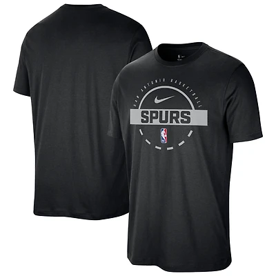 Men's Nike  Black San Antonio Spurs Authentic Practice T-Shirt