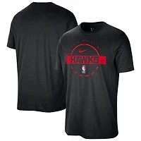 Men's Nike  Black Atlanta Hawks Authentic Practice T-Shirt