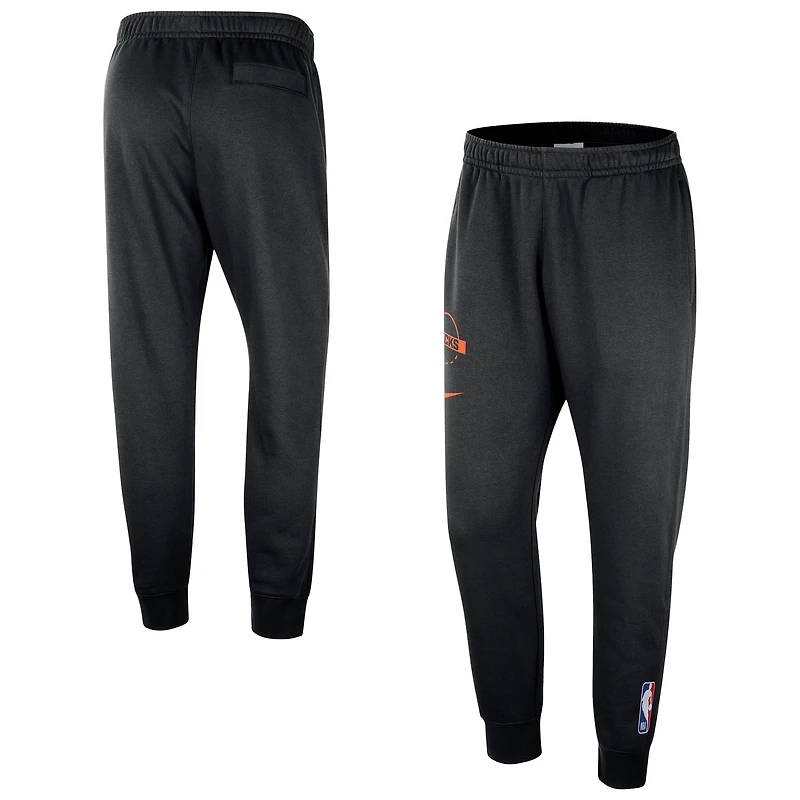 Men's Nike Black New York Knicks 2025/26 Authentic Practice Club Jogger Pants