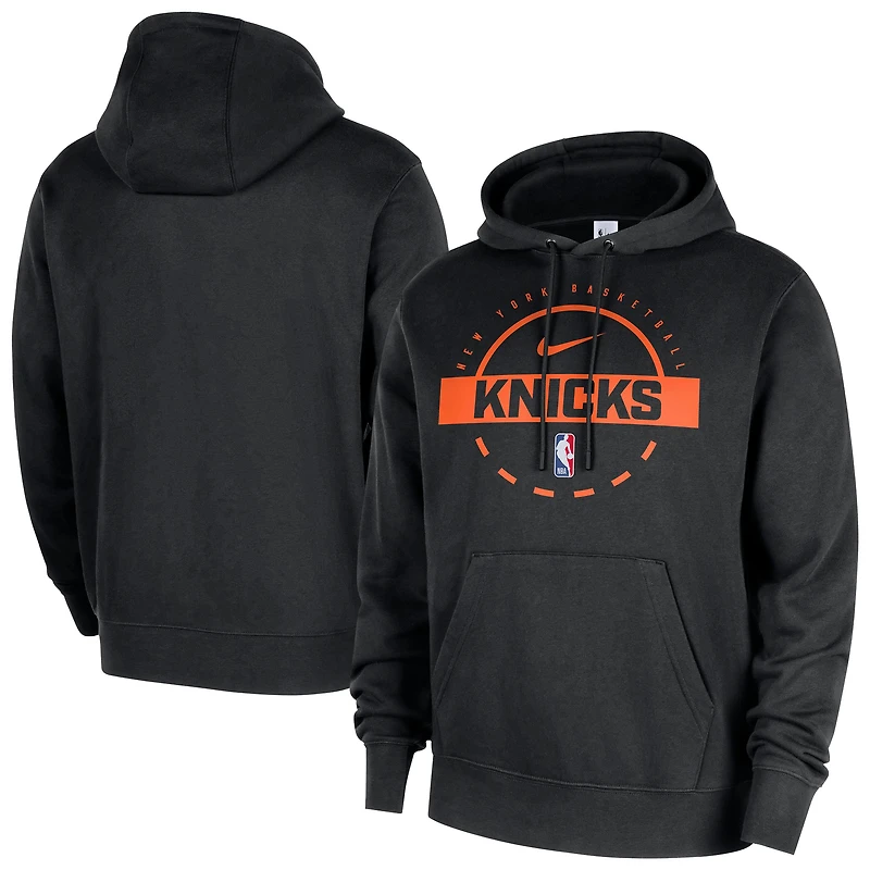 Men's Nike New York Knicks 2025/26 Authentic Practice Club Pullover Hoodie