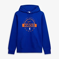 Men's Nike Blue New York Knicks 2025/26 Authentic Practice Club Pullover Hoodie