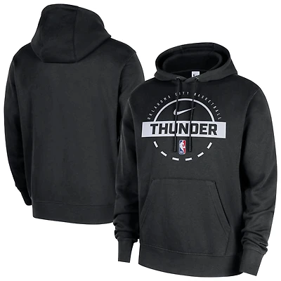 Men's Nike Oklahoma City Thunder 2025/26 Authentic Practice Club Pullover Hoodie