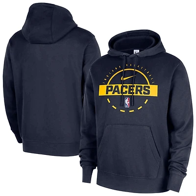 Men's Nike Navy Indiana Pacers 2025/26 Authentic Practice Club Pullover Hoodie