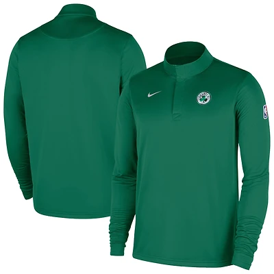 Men's Nike Kelly Green Boston Celtics 2025/26 Authentic Coaches Quarter-Zip Pullover Jacket
