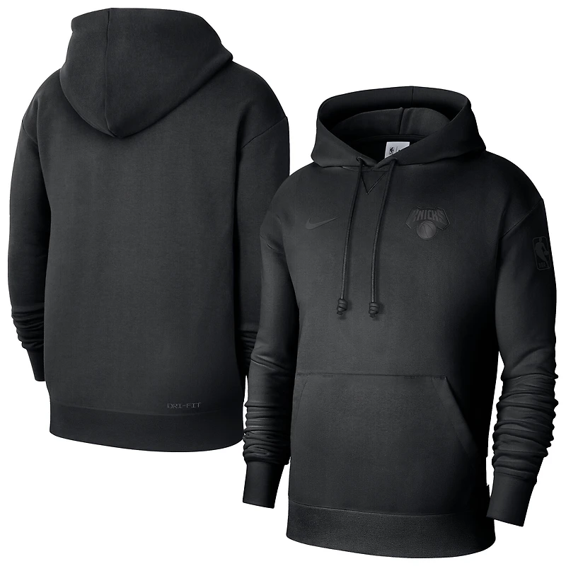 Men's Nike Black New York Knicks Authentic Travel Standard Issue Hoodie