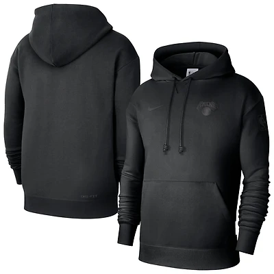 Men's Nike  Black New York Knicks Authentic Travel Standard Issue Hoodie