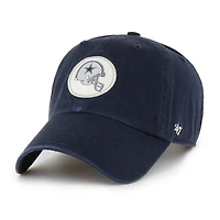 Men's '47  Navy Dallas Cowboys Helmet Clean-Up Adjustable Hat