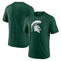 Men's Green Michigan State Spartans Classic Primary Tri-Blend T-Shirt