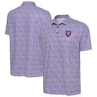Men's Antigua  White Orlando City SC Field Ditsy Polo
