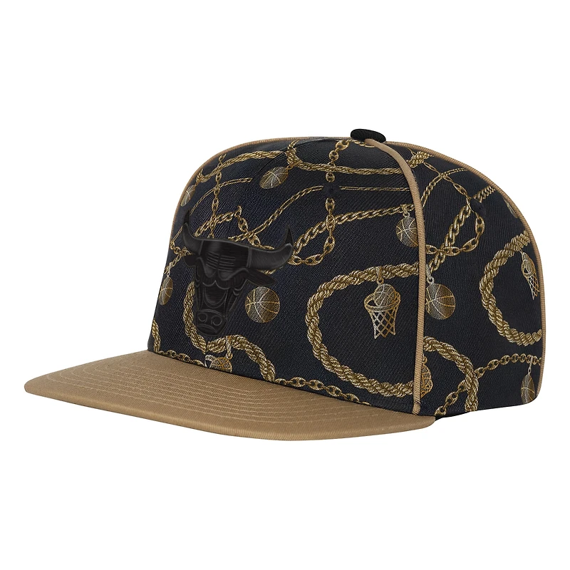 Youth Outerstuff  Black Chicago Bulls Street Hooper Snapback Hat