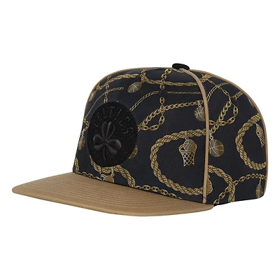 Youth Outerstuff  Black Boston Celtics Street Hooper Snapback Hat