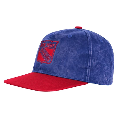 Youth Outerstuff  Royal/Red New York Rangers True Retro Deadstock Adjustable Hat
