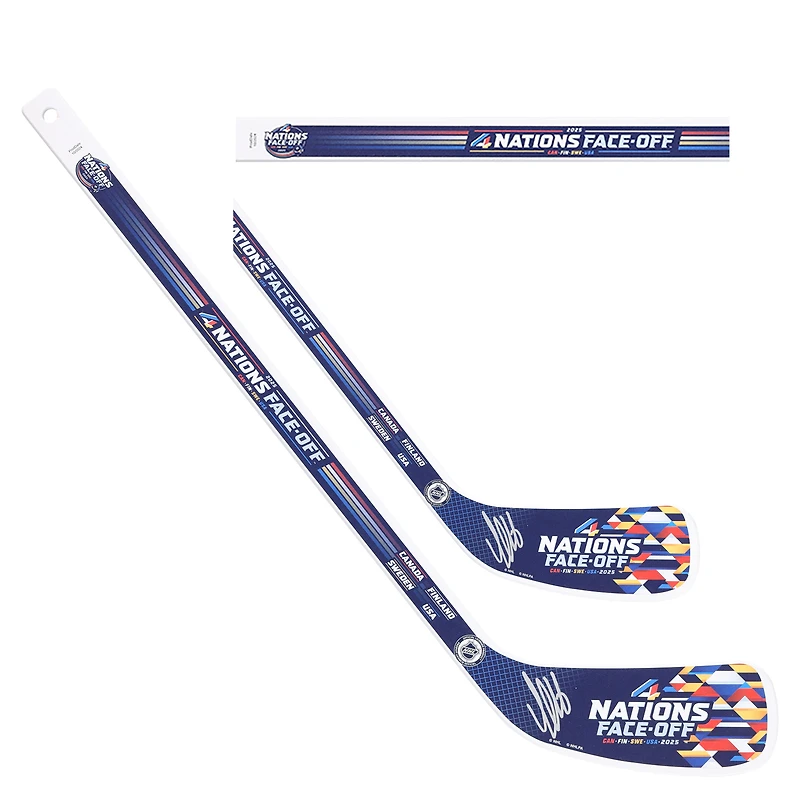 Aleksander Barkov Florida Panthers Autographed 4 Nations Face-Off Mini Wood Stick