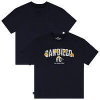 Unisex Live Breathe Futbol Navy San Diego FC Floral T-Shirt