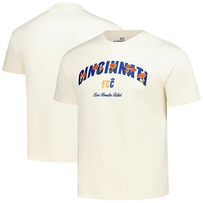 Unisex Live Breathe Futbol Cream FC Cincinnati Floral T-Shirt