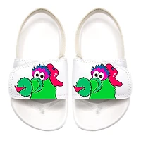 Toddler ISlide  White Philadelphia Phillies Mascot Slide Sandals
