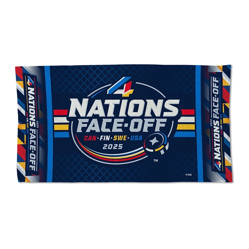 WinCraft NHL 2025 4 Nations Face-Off Locker Room 22'' x 42'' Double-Sided Towel