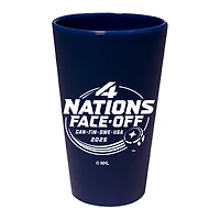 WinCraft NHL 2025 4 Nations Face-Off 16oz. Silicone Pint Glass