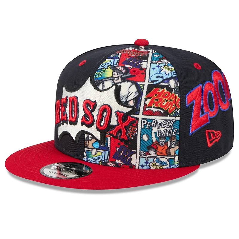 Youth New Era Navy/Red Boston Red Sox 2025 MLB Diamond Hero Edition 9FIFTY Snapback Hat