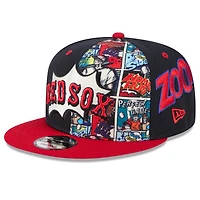 Youth New Era Navy/Red Boston Red Sox 2025 MLB Diamond Hero Edition 9FIFTY Snapback Hat