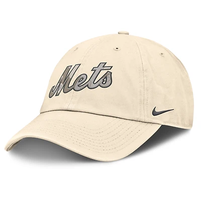 Men's Nike Natural New York Mets Camo Pack Club Adjustable Hat