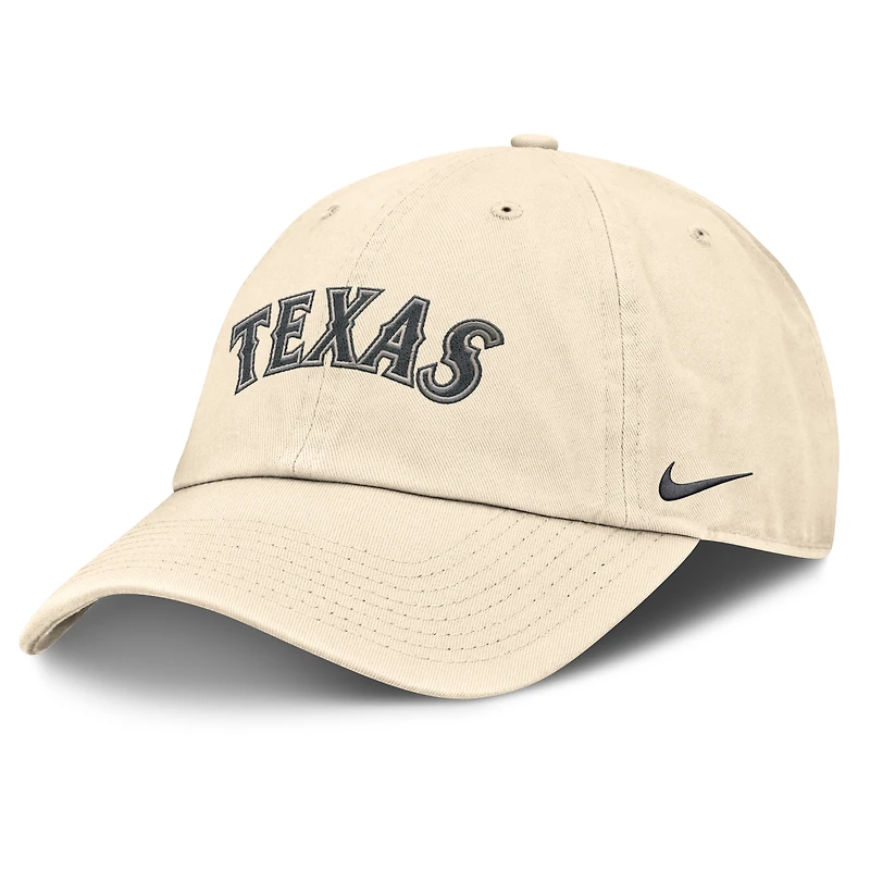 Men's Nike Natural Texas Rangers Camo Pack Club Adjustable Hat