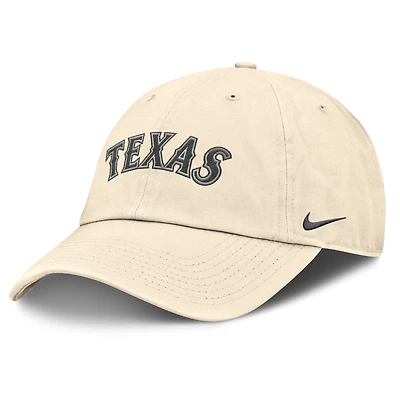 Men's Nike Natural Texas Rangers Camo Pack Club Adjustable Hat