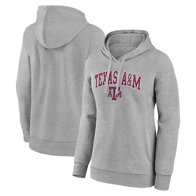 Women's Gray Texas A&M Aggies Campus Pullover Hoodie