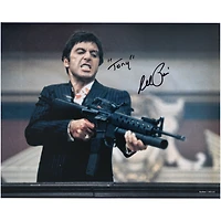 Al Pacino Scarface Autographed 16" x 20" Shooting Down Photograph with "Tony" Inscription