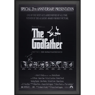 Al Pacino The Godfather Autographed Framed 27" x 40" Movie Poster with "Michael" Inscription